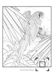 Great Green Macaw, Ara ambiguus parrot